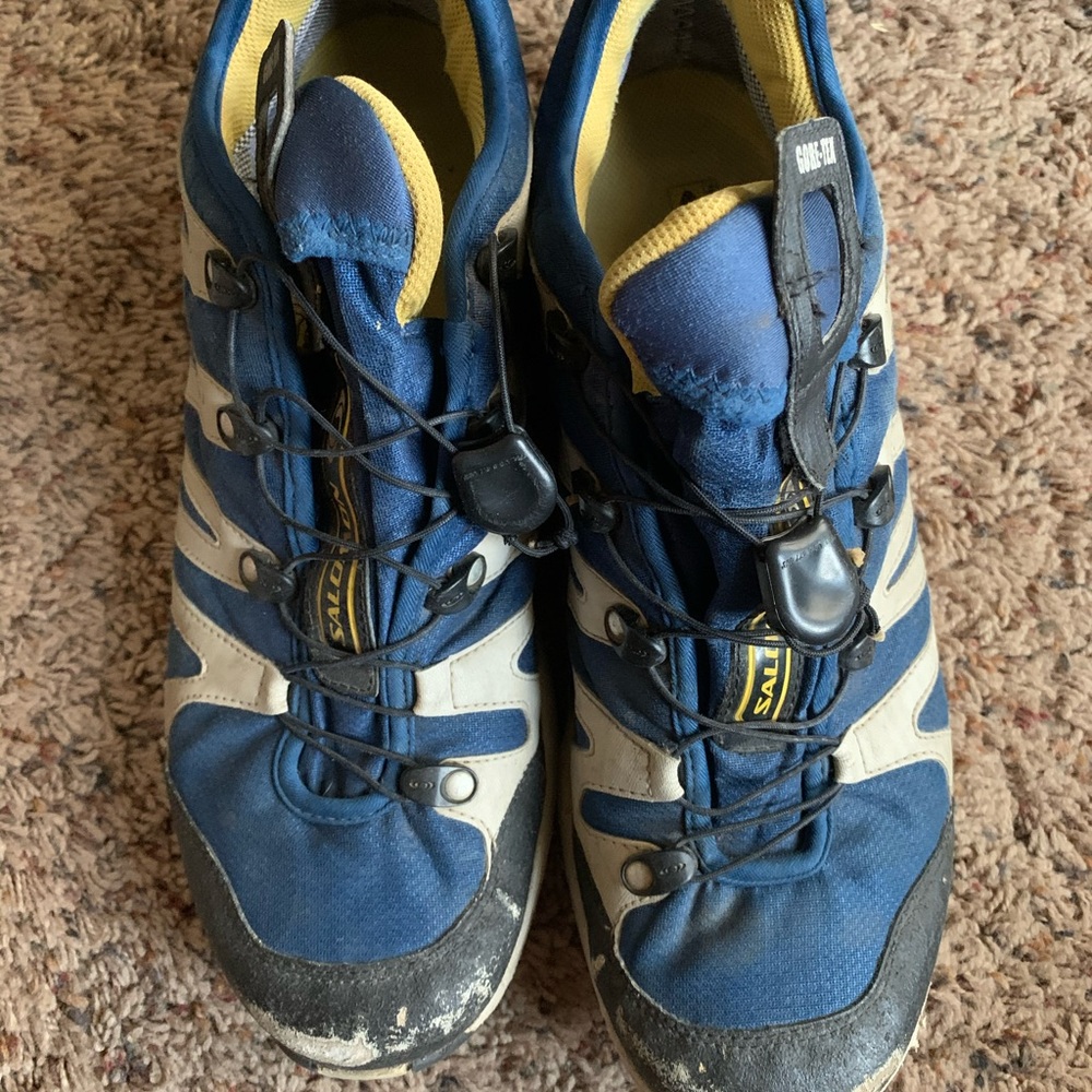 Salomon goretex trail running shoe